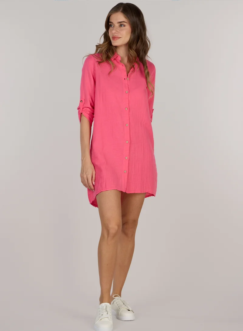 جاست نيتشر تونيك قميص مزدوج بإطلالة أنيقة