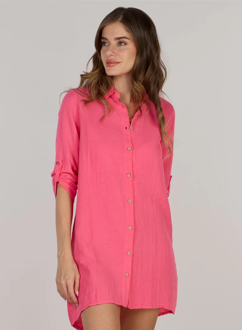 جاست نيتشر تونيك قميص مزدوج بإطلالة أنيقة