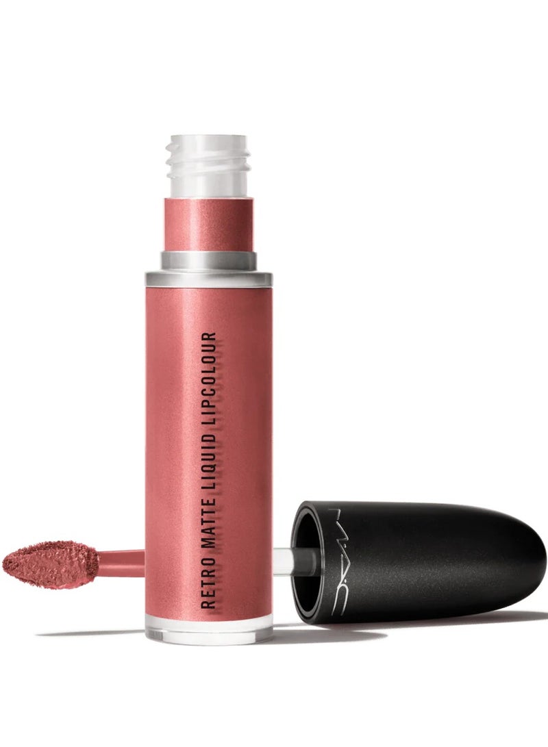 MAC Cosmetics Retro Matte Metallic Liquid Lipcolour -Gemz & Roses  132 - Image 1