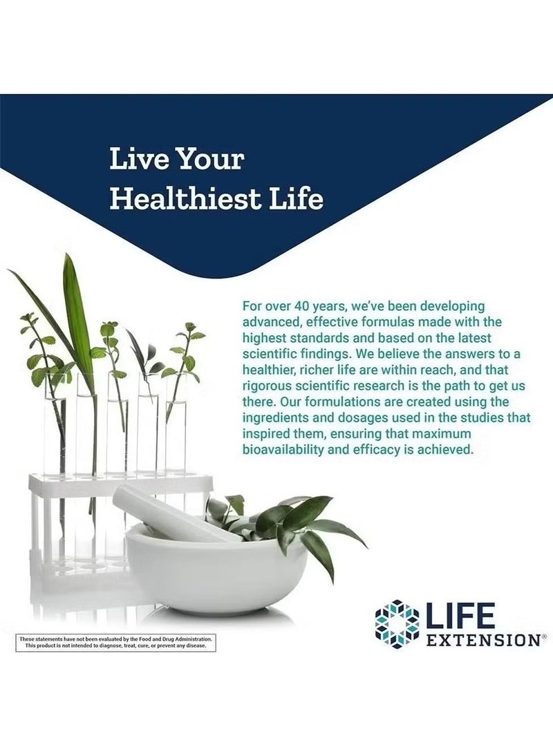 لايف إكستنشن Life Extension Glutathione, Cysteine & C, 500 ملغ من فيتامين C, مكملات مضادة للأكسدة القوية لدعم صحة الكبد, خالية من الغلوتين, غير المعدلة وراثيا, 100 كبسولة - Image 3