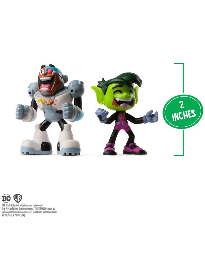 SPIN MASTER مجموعة عرض فوضى المطبخ من سبين ماستر تين تايتنز غو! مع شخصيات بيست بوي وسايبورغ وإكسسوارات، ألعاب مجموعة للأطفال من الأولاد والبنات 4 سنوات وما فوق - Image 4