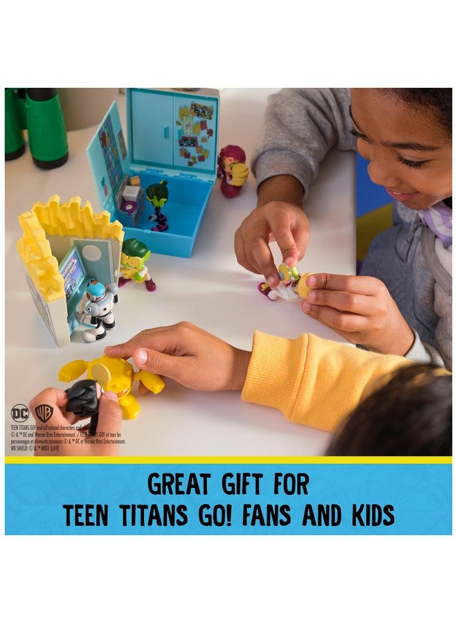 SPIN MASTER مجموعة عرض فوضى المطبخ من سبين ماستر تين تايتنز غو! مع شخصيات بيست بوي وسايبورغ وإكسسوارات، ألعاب مجموعة للأطفال من الأولاد والبنات 4 سنوات وما فوق - Image 5