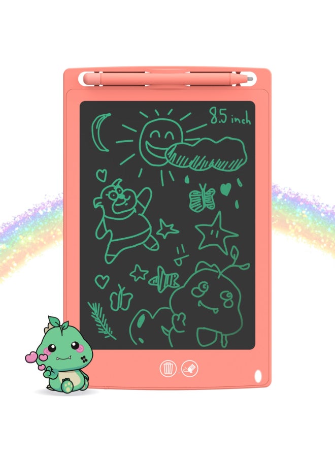 myFirst Sketch 2 | LCD Writing Tablet for Kids, 8.5" Size Drawing Doodle Board, Zero Delay, Partial Erase Function, Lock Switch, Magnetic Attachment, Pressure Sensitive, 2yrs Battery Life - Pink - Image 1