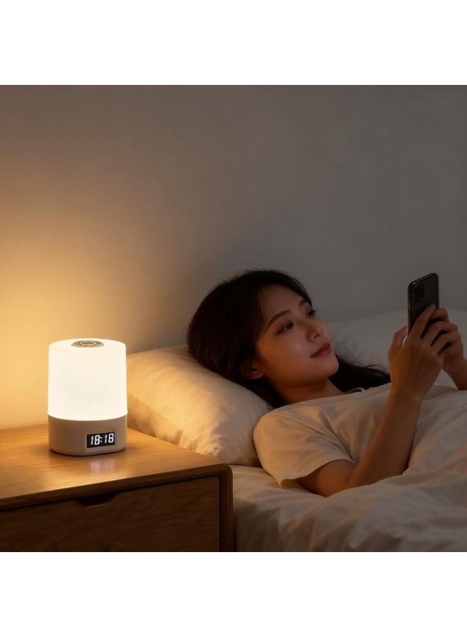 مصباح نوم لغرفة النوم مع جهاز تحكم عن بعد، مصباح ليلي لغرفة نوم الأطفال (بنات وأولاد)، مصباح ليلي يُشحن ببطارية USB، مصباح نوم يعمل باللمس مع مؤقت لغرفة الأطفال، مناسب لإطعام الرضع والتخييم (يعمل باللمس وجهاز تحكم عن بعد) - Image 5