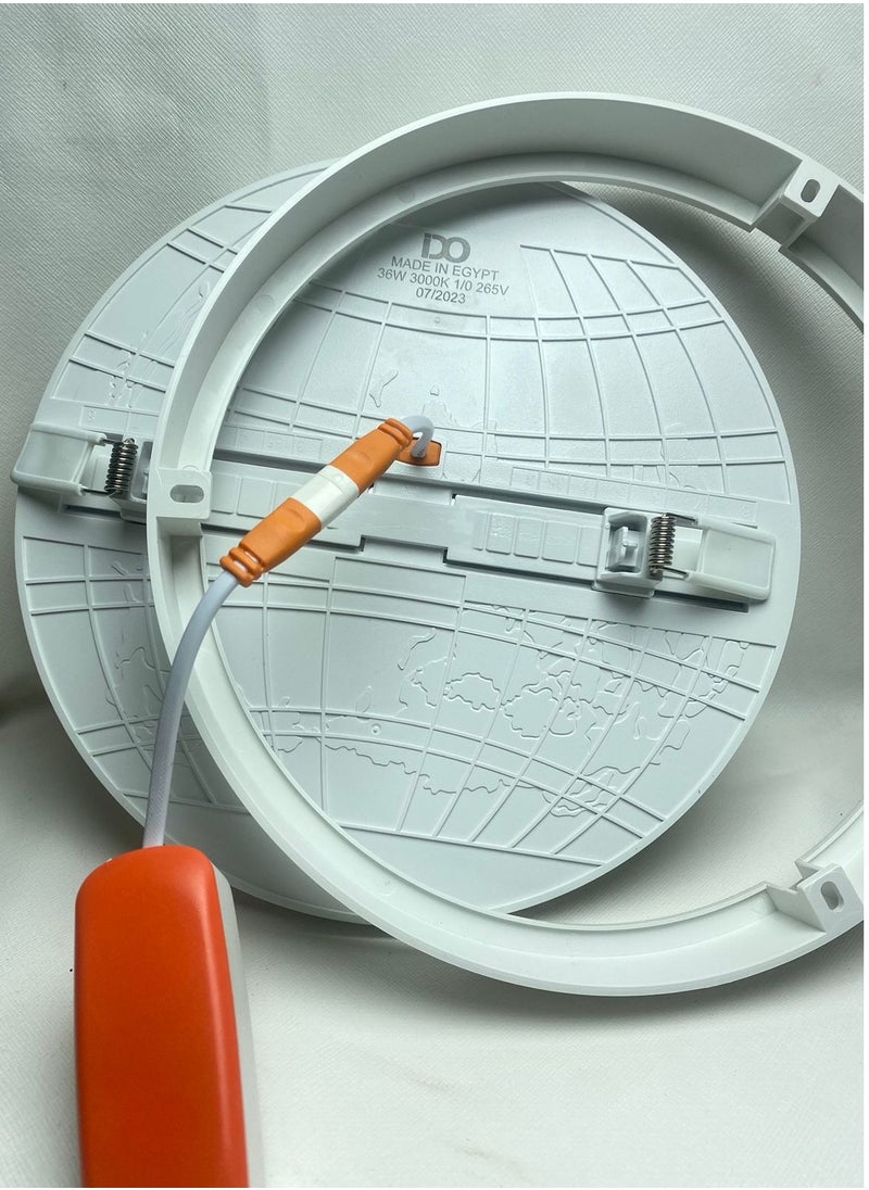 IDO Ceiling spotlight, 24 -watt white,IDO. inside and outside the wall, resistant to dust and humidity, suitable for bathrooms, corridors, building entrances, commercial malls and offices  - Image 3