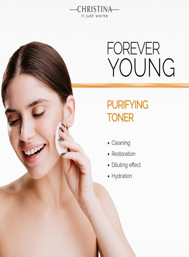 -CHRISTINA- Christina Forever Young Balanced pH Toner for Face | Witch Hazel Facial Toner | Skin Purification and Refreshing Toning | Gentle Hydration and Effective Formula 300ml - Image 4