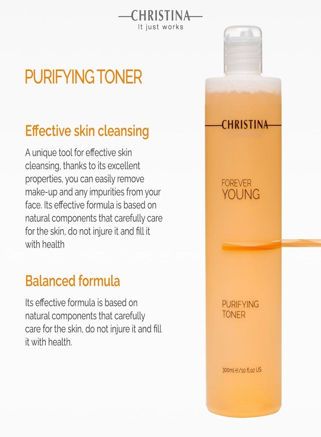 -CHRISTINA- Christina Forever Young Balanced pH Toner for Face | Witch Hazel Facial Toner | Skin Purification and Refreshing Toning | Gentle Hydration and Effective Formula 300ml - Image 2
