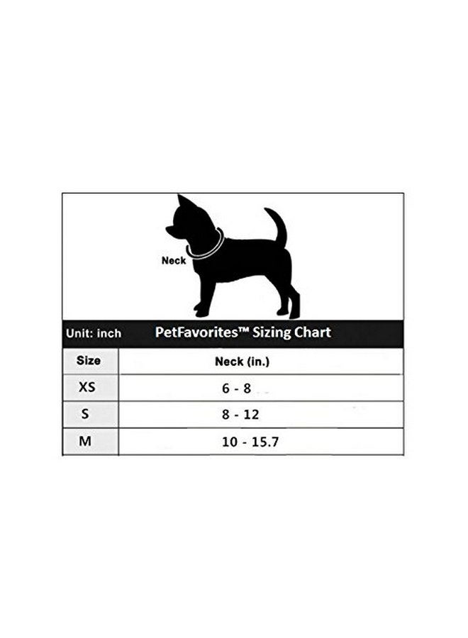 PETFAVORITES PETFAVORITES Rhinestones Daisy Flower Charm Suede Leather Dog Collar Breakaway Cat Collar Necklace Jewelry with Pearl for Small Dogs Girl Yorkie Chihuahua Birthday Clothes (Blue, Size S)  - Image 2