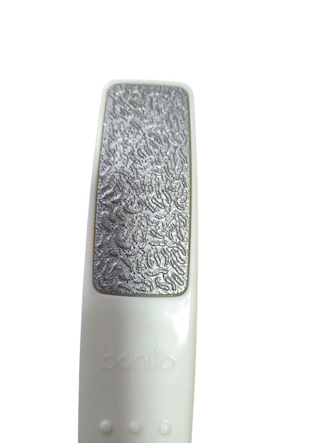 Bonito Professional Double Sided Lazer Plate Foot Scraper,Filer for Hard n Dead Skin Callus Removal, Pedicure Foot Scrubber, Men n Women_White - Image 2