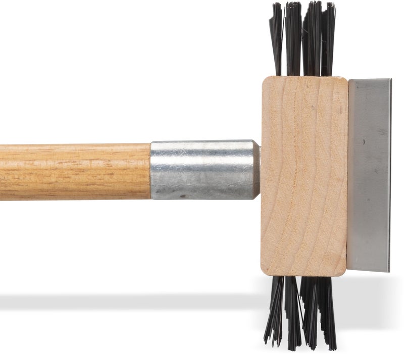 SPARTA 4002600 Stainless Steel Grill Brush, Grill Scraper With Long Handle For Commercial Cleaning, Kitchens, Restaurants, Bathrooms, 30 Inches, Brown - Image 5