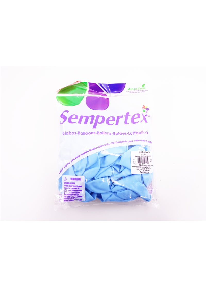 Sempertex Latex 453.59 Grams Balloons, Blue - Image 2