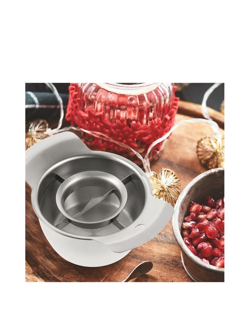 Pomegranate Peeler, Stainless Steel Pomegranate Peeler, Non-slip Pomegranate Deseeder Peeling Tool, Fruit Peeling Tool, Pomegranate Prep Tool for Home Kitchen - Image 1
