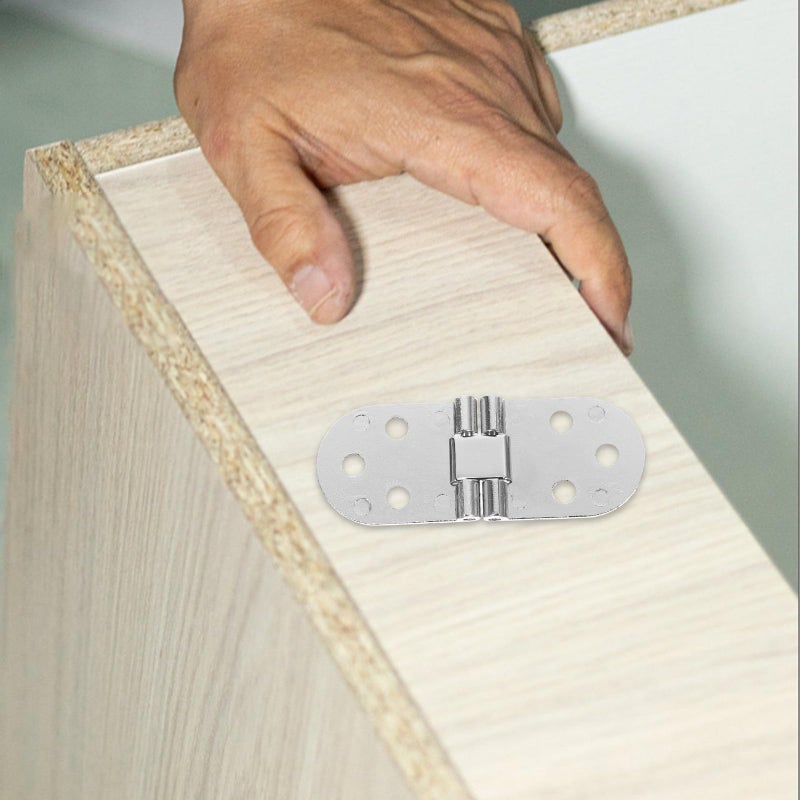 Zinc Alloy Concealed Folding Table Hinges 6PCS for Cabinet Door Hardware Accessories - Image 5