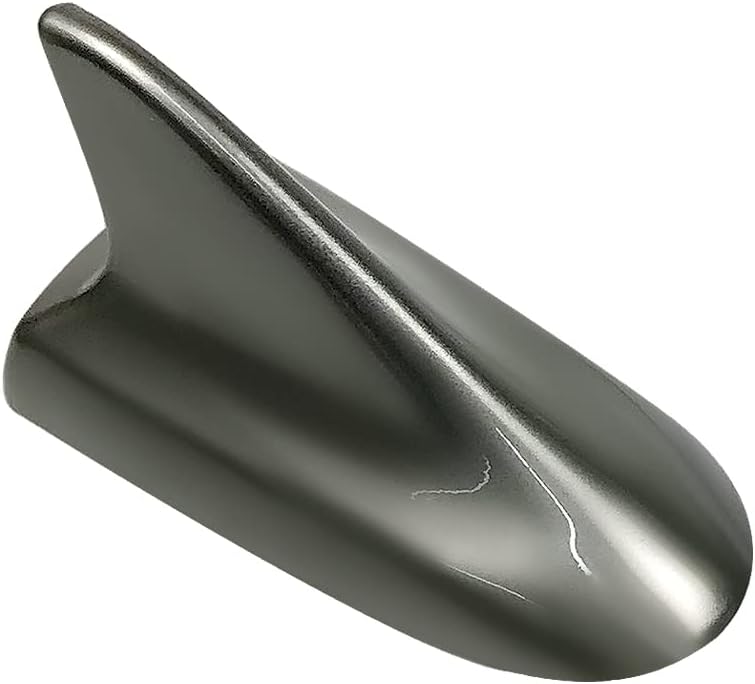 idain Auto Car Shark Fin Universal Roof Antenna Dummy Aerial for Decoration ONLY (Gray) - Image 1