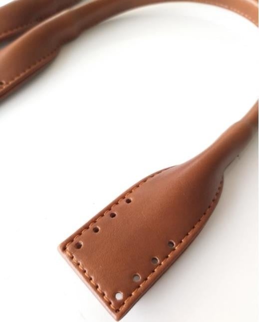 Angel Çanta Aksesuar Angel Bag Accessory Faux Leather Pelican Model Short Bag Handle Tan - Image 2