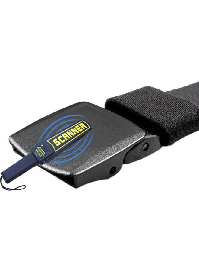 Tactical Bird F1 Non-Metal Allergy-Free Belt For Men With Plastic Buckle, Magnetic-Free, Pass Security Check Canvas Belt For Women - Image 2