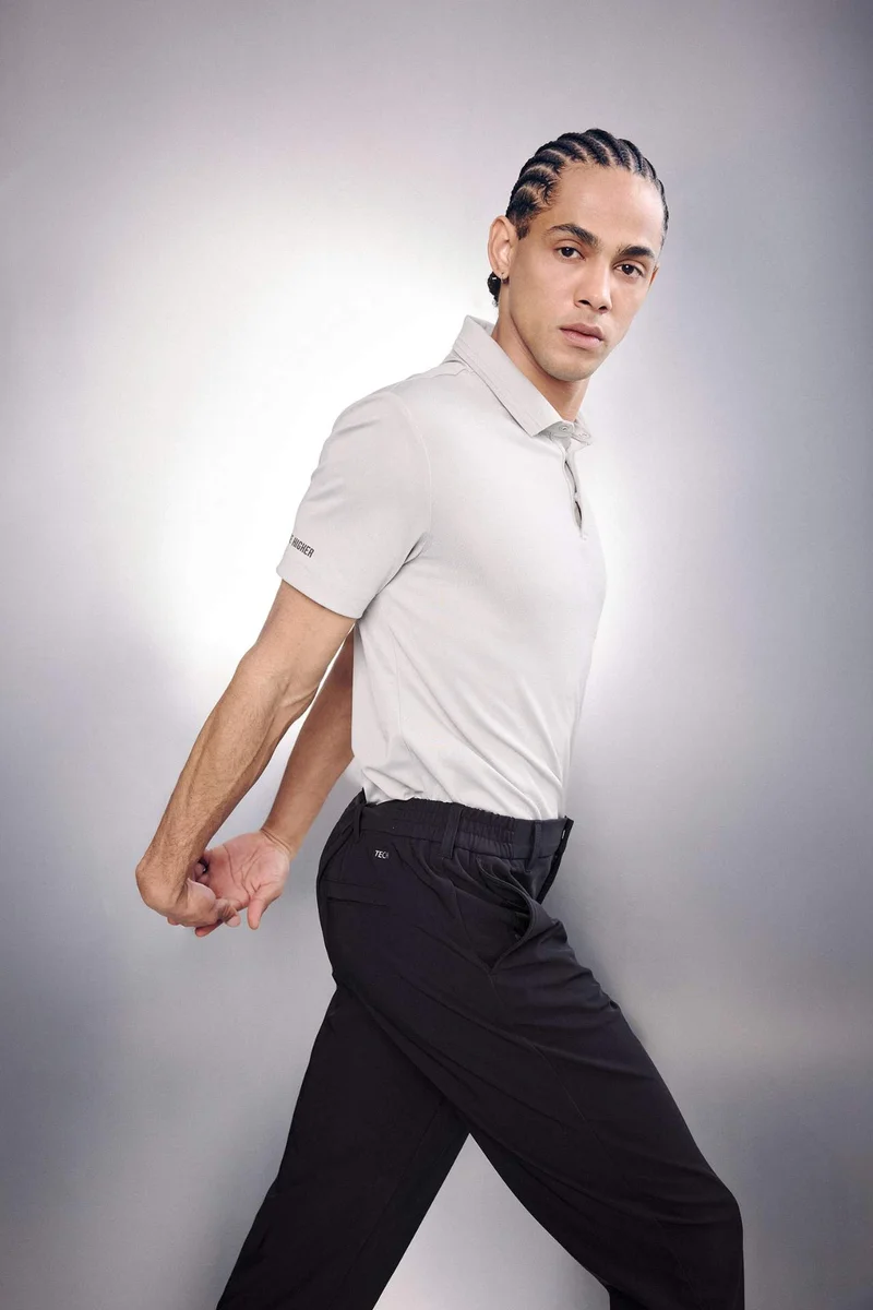 ديفاكتو Standard Fit Short Sleeve Polo T-Shirt