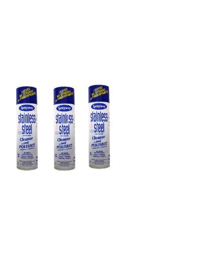 Sprayway Stainless Steel Cleaner 3Pk 15oz Cans - Image 3