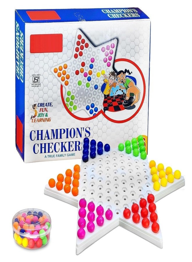 لعبة الداما FunFive Champions - ألعاب للأطفال، ألعاب داخلية للأطفال، لعبة ألغاز مطابقة للأطفال، هدايا للأطفال، لعبة لتنمية الذكاء، لعبة عائلية - Image 1