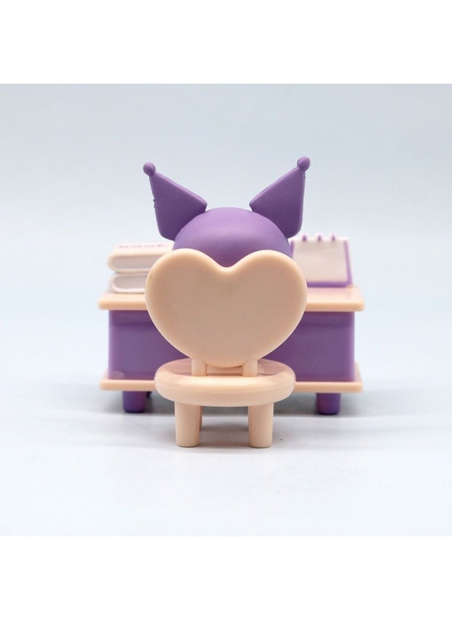 General Desk calendar Kuromi creative cute girl heart office desktop desk calendar decoration decoration model  - Image 5