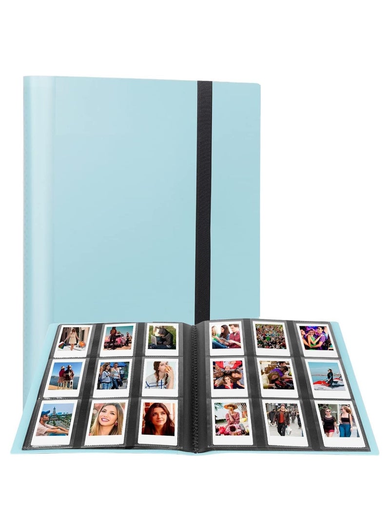 VKL 432 Pockets Mini Photo Album Compatible for Fujifilm Instax Mini 12 11 9 90 8+ 8 7S 40 26 25 EVO LiPlay Instant Camera/Mini Link SP-1 Printer/Z2300/ PIC-300 Polaroid Pictures (Blue) - Image 1