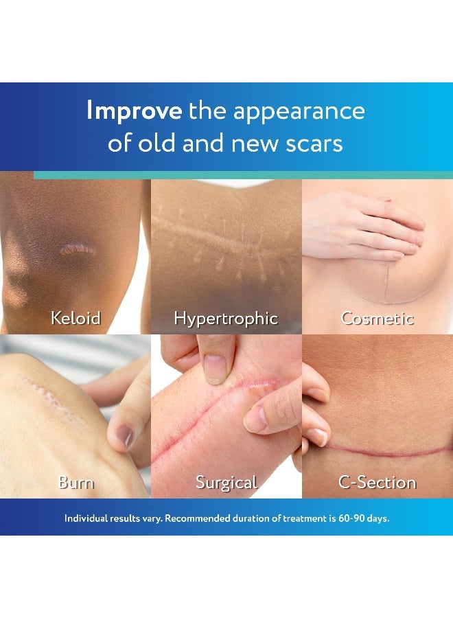 ScarAway Advanced Clear Silicone Scar Sheets Medical Grade Silicone Strips 15 x 3 Scar Treatment and Prevention for Surgical Burn Body Hypertrophic Keloid Scar Treatment 6 Clear Sheets - Image 3