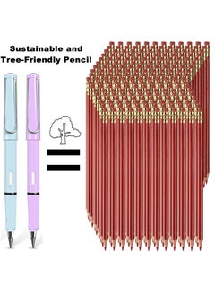 Y&D 2 Eternity Pencils with 6 Interchangeable Graphite Tips Limited Edition Writing Eco-Friendly Reusable Erasable Student and Drawing (2 Colors)  - Image 2