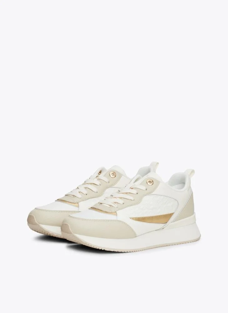 تومي هيلفيغر Lace Up Low Top Sneakers