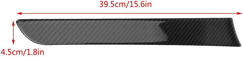 KIMISS 4 Pcs Door Side Carbon Fiber Decorative Cover Trim Stickers for Audi A4 B8 (2007-2016) - Image 2
