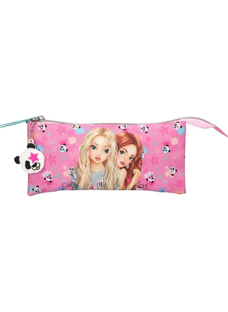 Top Model 10619 3 Compartment Panda Pen Holder
