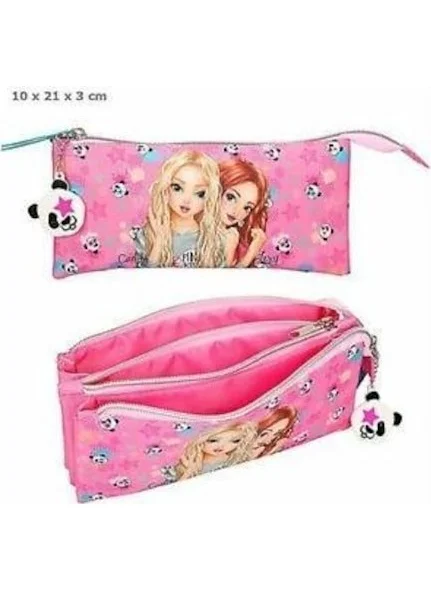 Top Model 10619 3 Compartment Panda Pen Holder