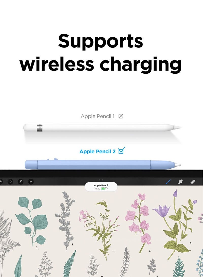 Elago Monami for Apple Pencil 2nd Generation Pencil Case Cover Sleeve, Classic Design, Compatible with Magnetic Charging and Double Tap - Viola - Image 3