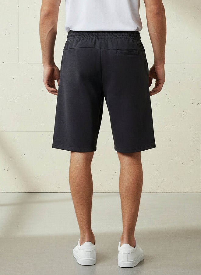 Active Men Performance Non-Stretch Panelled Shorts - Image 3