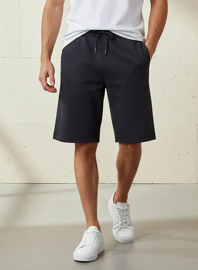 Active Men Performance Non-Stretch Panelled Shorts