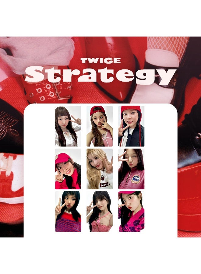 NIBEMINENT 9 قطع بطاقات لومي استراتيجية كيبوب تويس لجمع الهدايا لمحبي المعجبين - Image 1