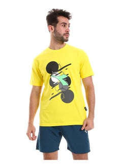Men Cotton Printed T-Shirt