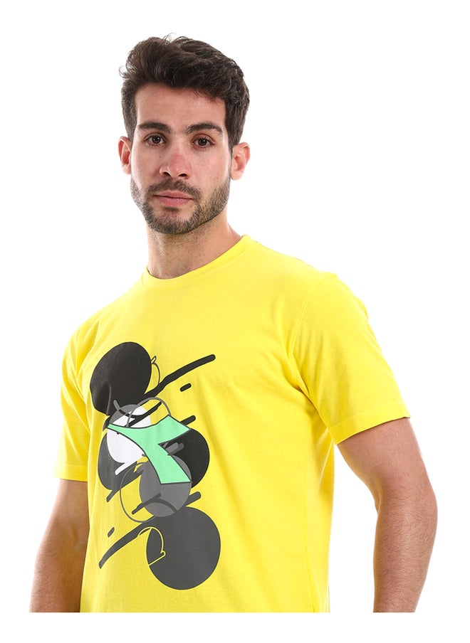 DIADORA - Men Cotton Printed T-Shirt - Image 1