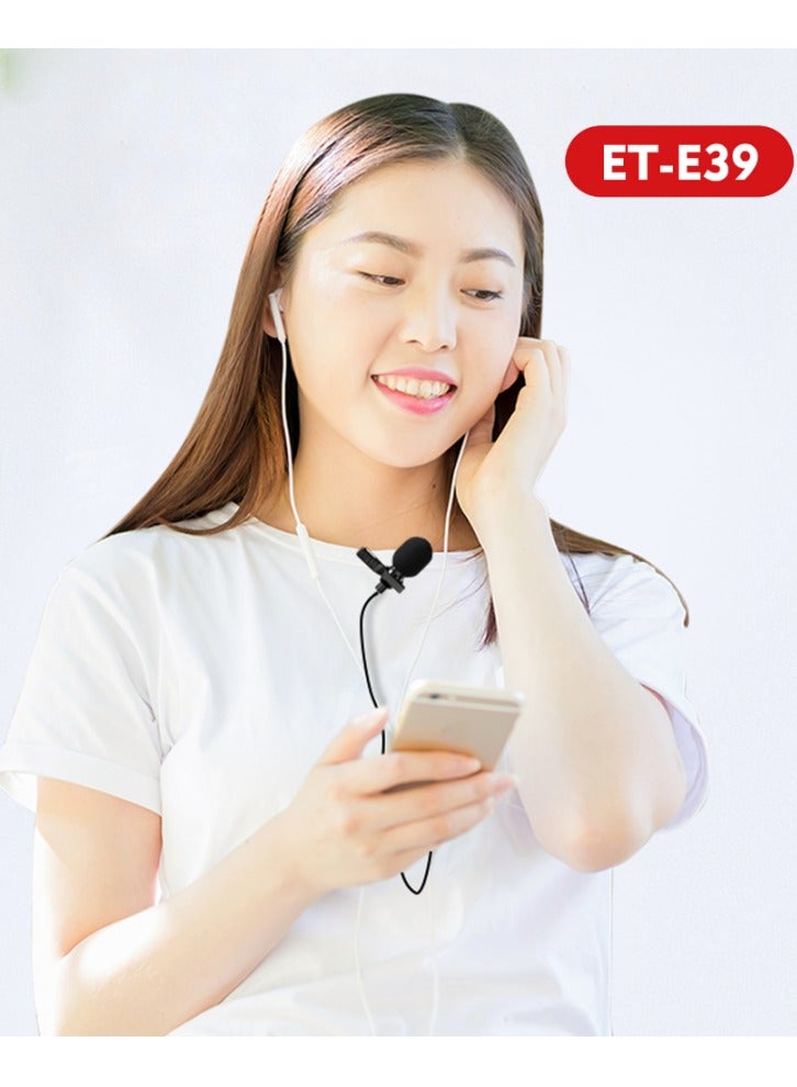 Earldom Type-C Mini Microphone 3.5mm Female & With Clip - Image 4