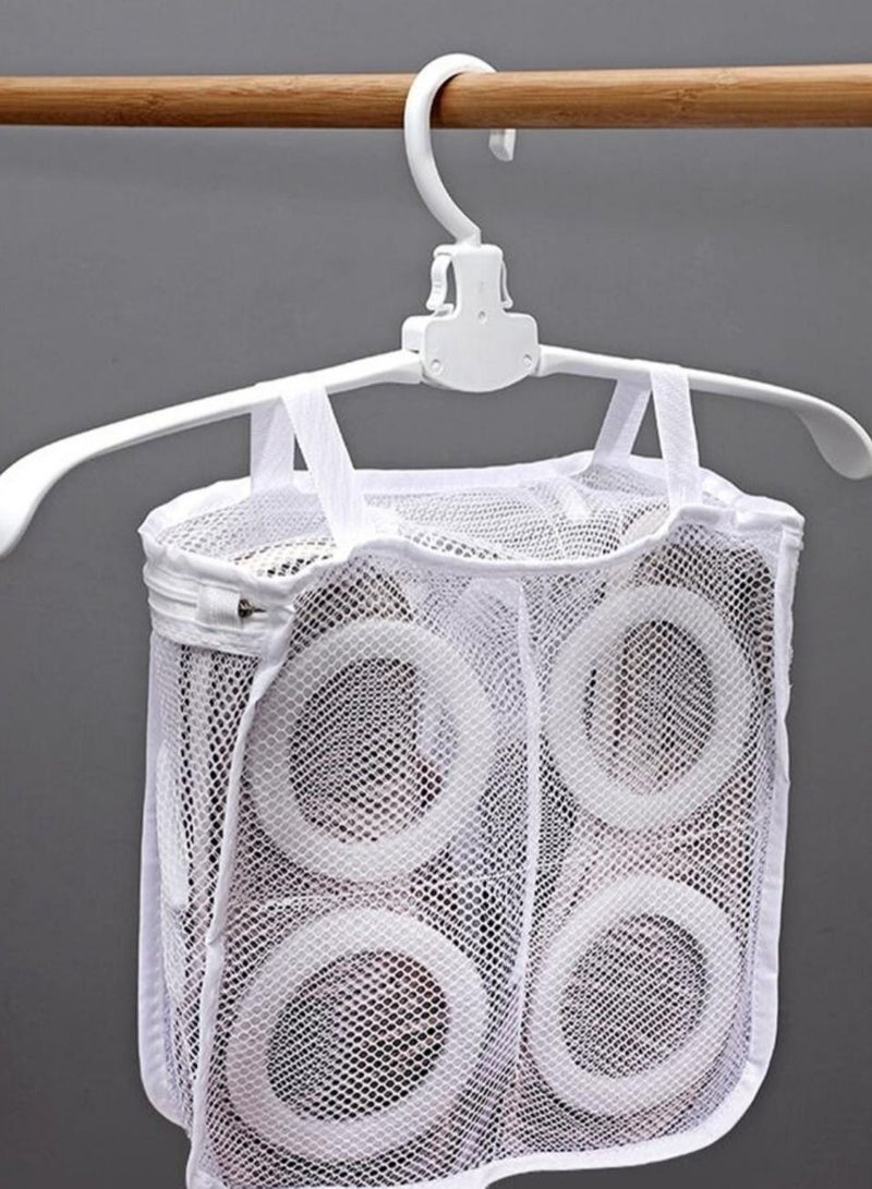 Wash Bag Mesh Laundry Bag Safely Cleans Sneakers,Shoes, Portable deformation proof shoe washing tool laundry machine protective wash bag home underwear sock shoe and personal articles washing helper  - Image 4