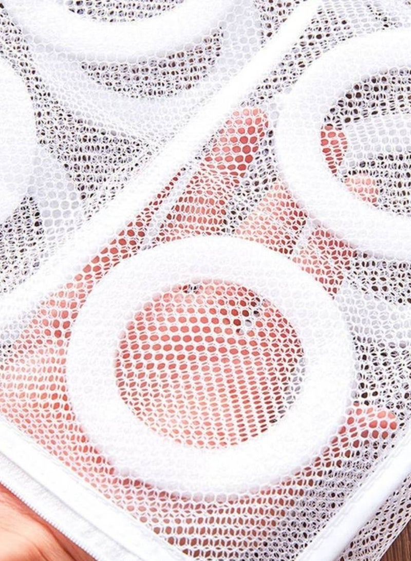 Wash Bag Mesh Laundry Bag Safely Cleans Sneakers,Shoes, Portable deformation proof shoe washing tool laundry machine protective wash bag home underwear sock shoe and personal articles washing helper  - Image 5