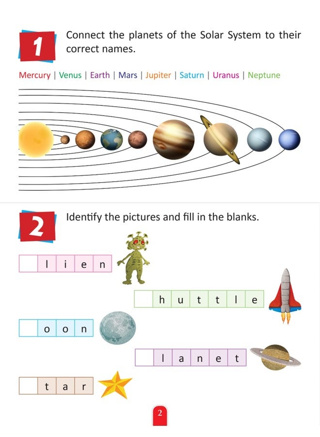 We Happy 4 Pieces Space Human Body Math Science Creative Learning and Educational Early Development Toy - Image 2