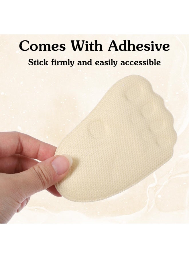 4 Pairs Women Metatarsal Shoe Inserts, Non Slip Ball of Foot Cushions, Forefoot Pain Relief Foot Pads, One Size for All Day Comfort - Image 3