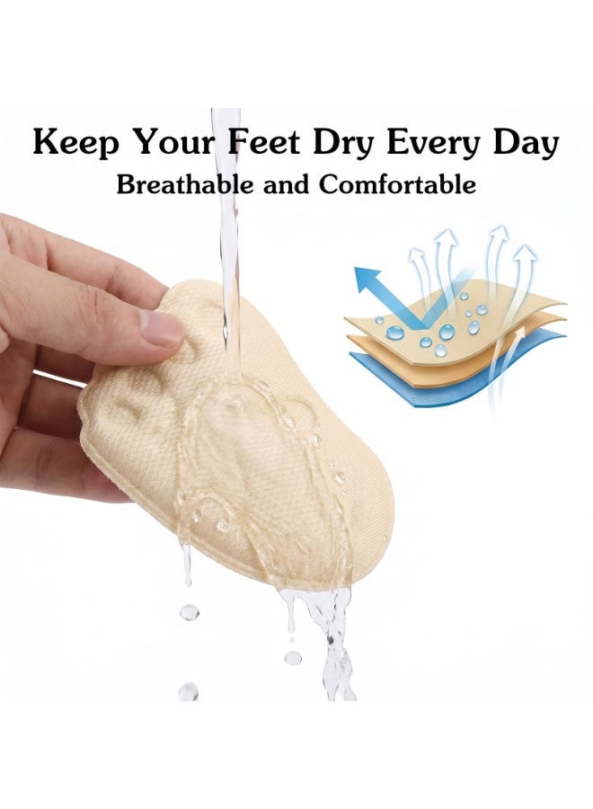 4 Pairs Women Metatarsal Shoe Inserts, Non Slip Ball of Foot Cushions, Forefoot Pain Relief Foot Pads, One Size for All Day Comfort - Image 4