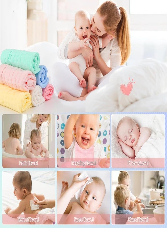 TERI BERI Baby Muslin Cotton Baby Bath Towel Extra Soft Super Absorbent Towels for Infants, New Born Babies and Toddlers (0-3 Years) (Yellow) - Image 5