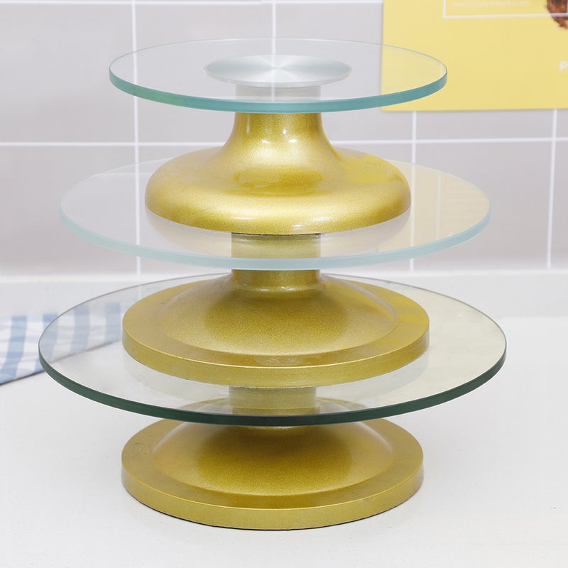 Mingyou Cake Turntable Baking Tools Cake Decorating Table Stable Cake Non-Slip Baking Turntable Diy Pottery Table - Image 5