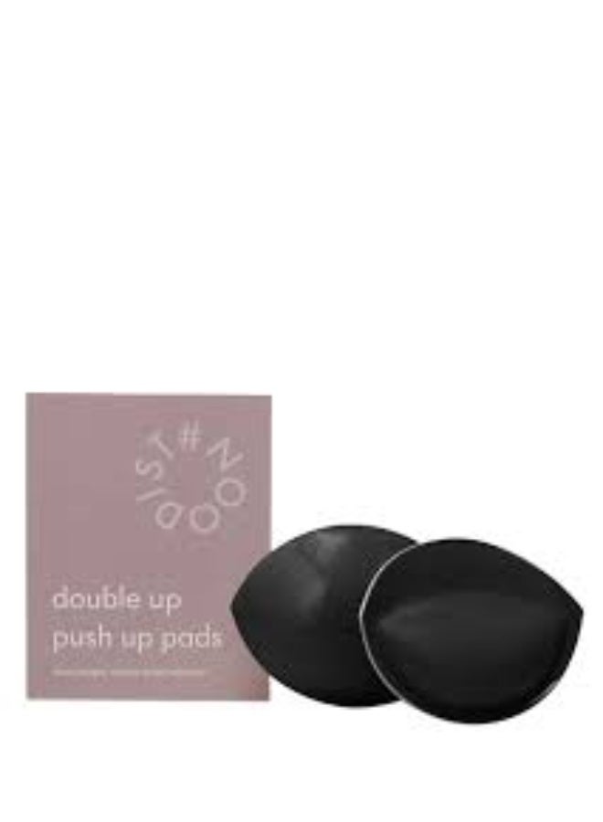 نود حشوات تكبير الثدي NOOD Double Up Demi Adhesive Volume Push-Up Pads Black Onyx / C/D قطعة واحدة - Image 2