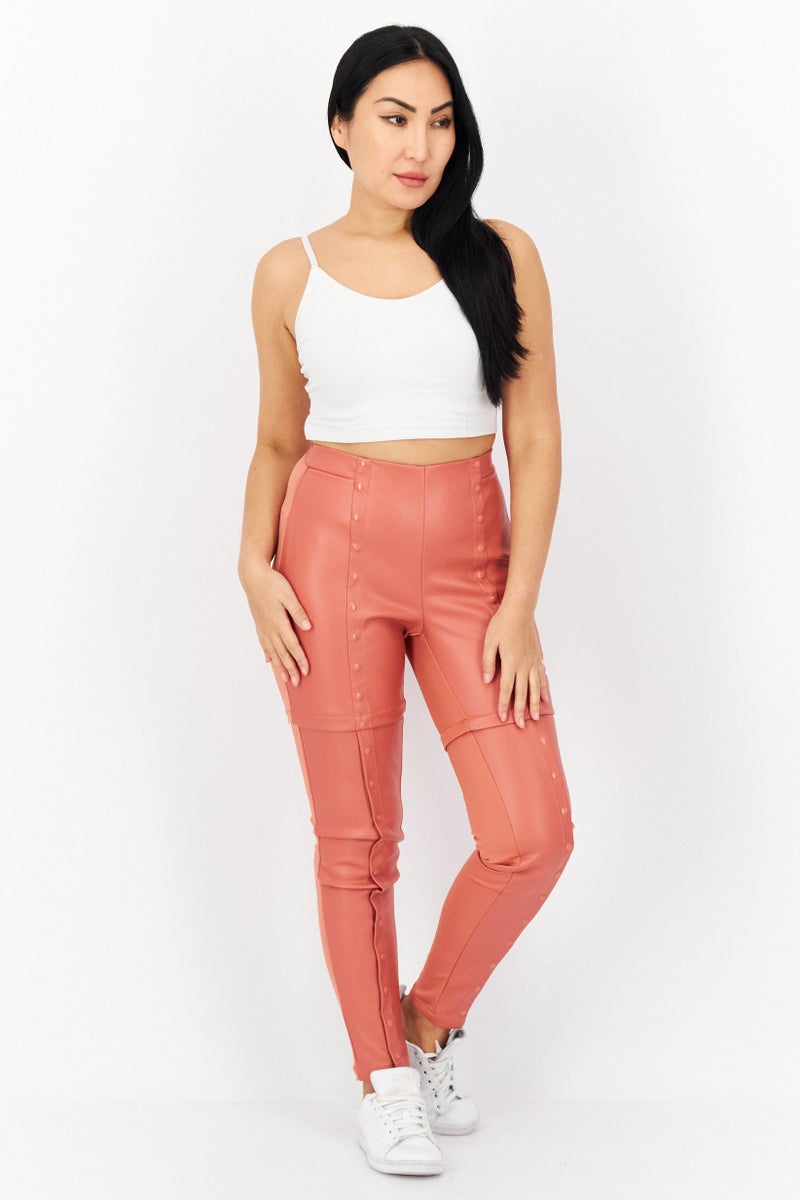 adidas Originals Women Sportswear Fit Training Pant, Rust - Image 4