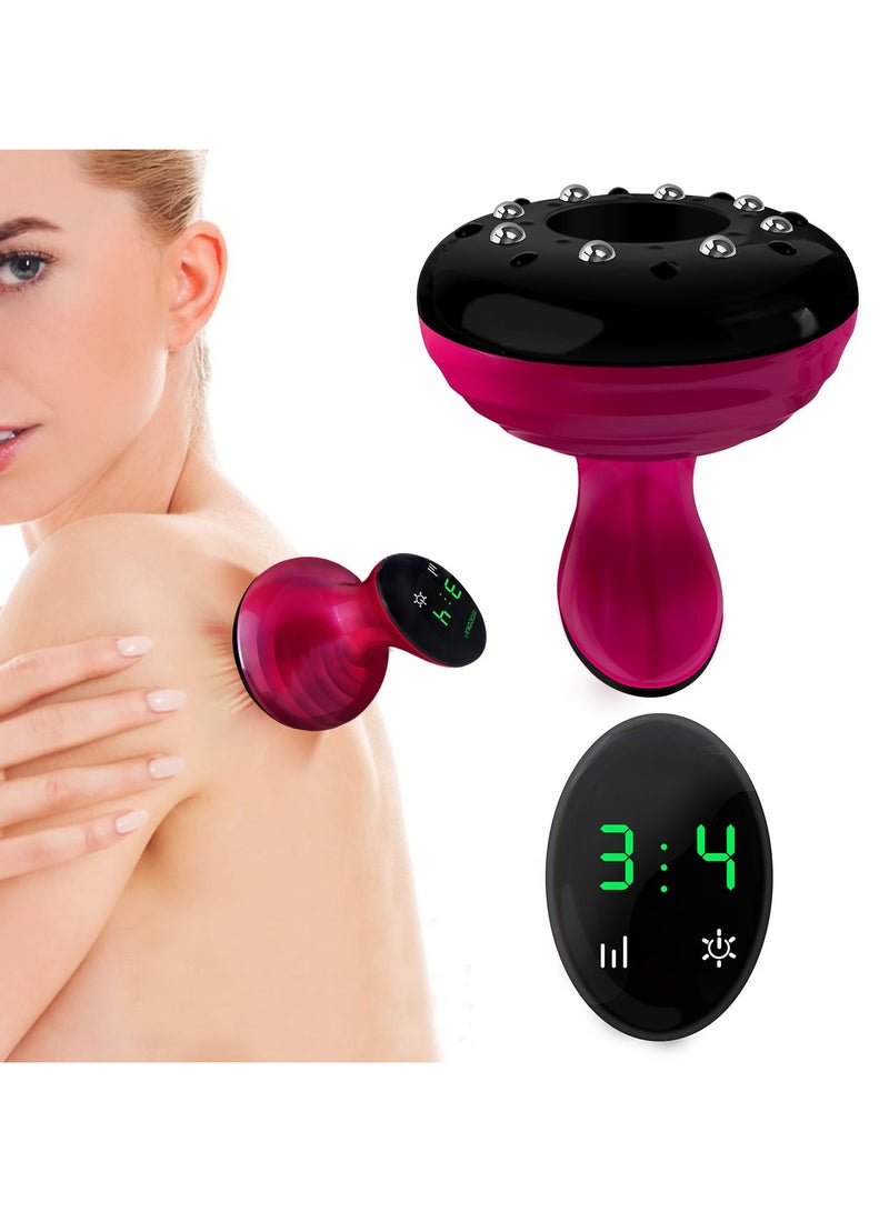 Zikra Electric Cupping Therapy Set, Smart Cupping Massager Machine, Cellulite Massager, Gua Sha Scraping Massage Tool with 9 Levels Temperature & Suction for Back Body Muscle Pain targeted Relief - Image 1