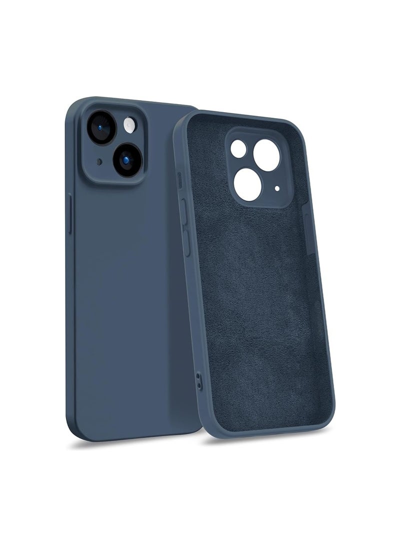 WRISTWISE Case Cover for iPhone 14 Plus - [Camera All - Round Protection] [Soft Microfiber Lining Anti - Scratch] Shockproof Phone Case Cover, Blue - Image 1