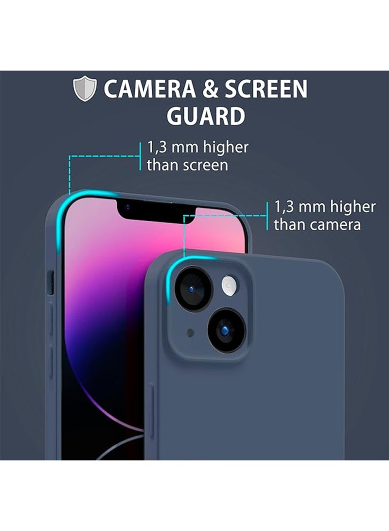 WRISTWISE Case Cover for iPhone 14 Plus - [Camera All - Round Protection] [Soft Microfiber Lining Anti - Scratch] Shockproof Phone Case Cover, Blue - Image 3